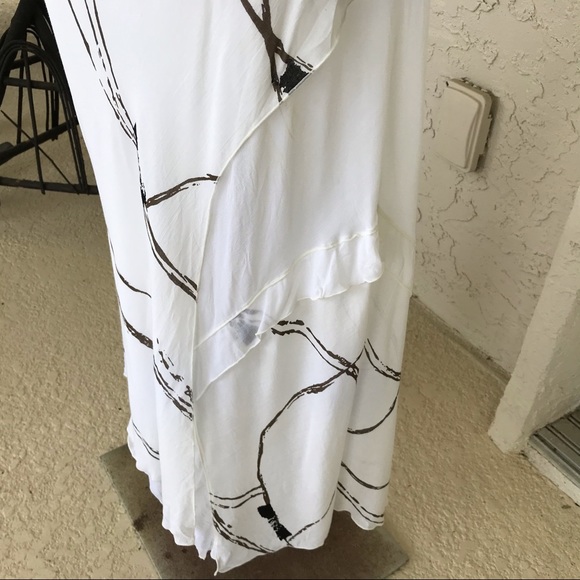 ✨Jacques Ruc Ruffled Layered Maxi Skirt SzXL - Picture 3 of 6